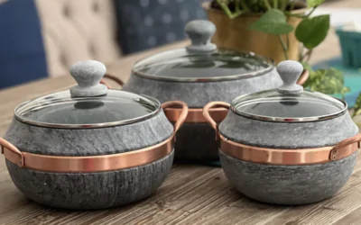 Experience Unique Cooking with Soapstone Bowl with LID